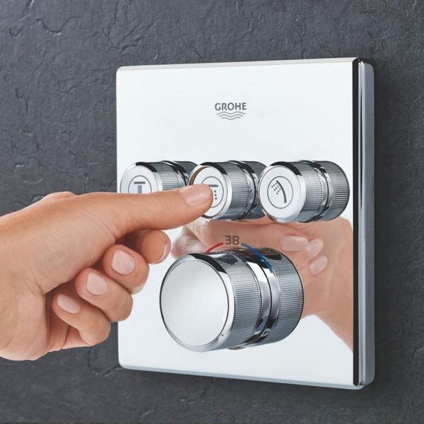 Grohe Grohtherm SmartControl Термостат для встраиваемого монтажа на 3 выхода (29126000) 29126000 фото