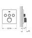 Grohe Grohtherm SmartControl Термостат для встраиваемого монтажа на 3 выхода (29126000) 29126000 фото 6