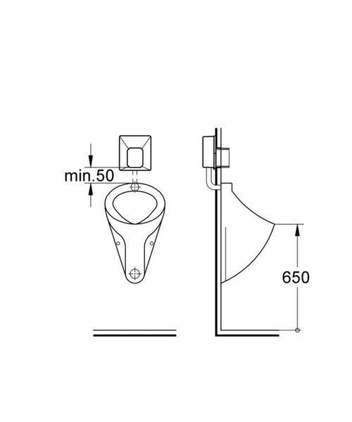 Grohe Rapido UMB Внутренний блок для писсуара (38787000) 38787000 фото