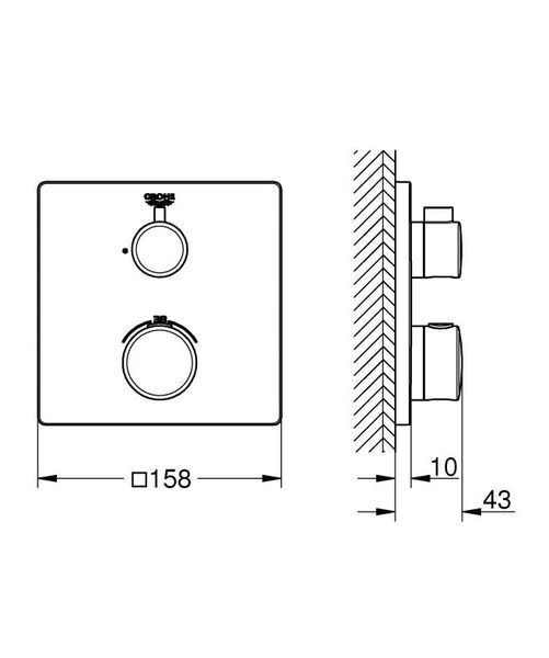 Grohe Grohtherm Термостат для душа (24078000) 24078000 фото