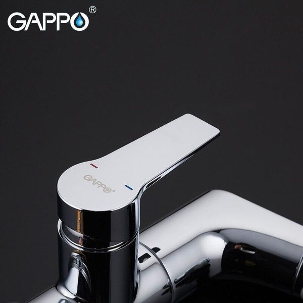 Смеситель для кухни GAPPO G1299 с выдвижным изливом, хром 1037419 фото