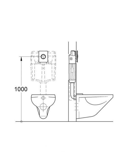 Grohe Nova Cosmopolitan Накладная панель смыва для унитаза (38765000) 38765000 фото