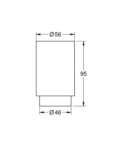 Grohe Selection Стакан білий (41029000) 41029000 фото