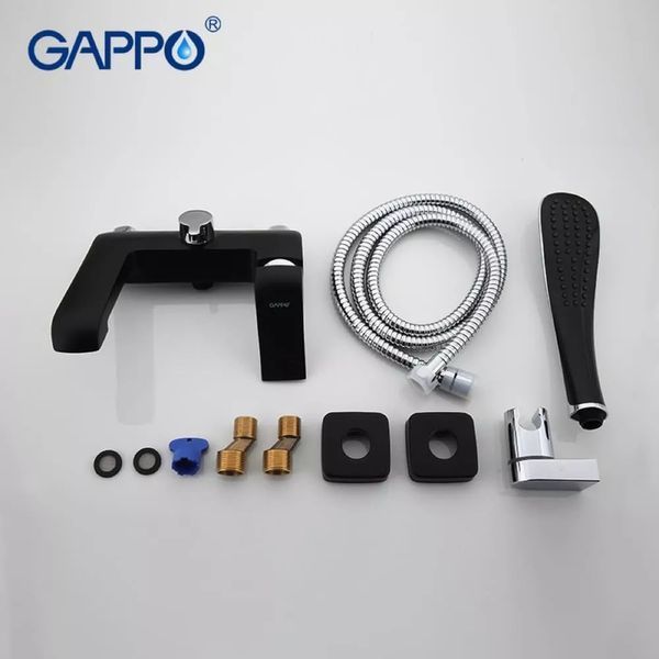 Змішувач для ванни GAPPO G3250, чорний 1034035 фото