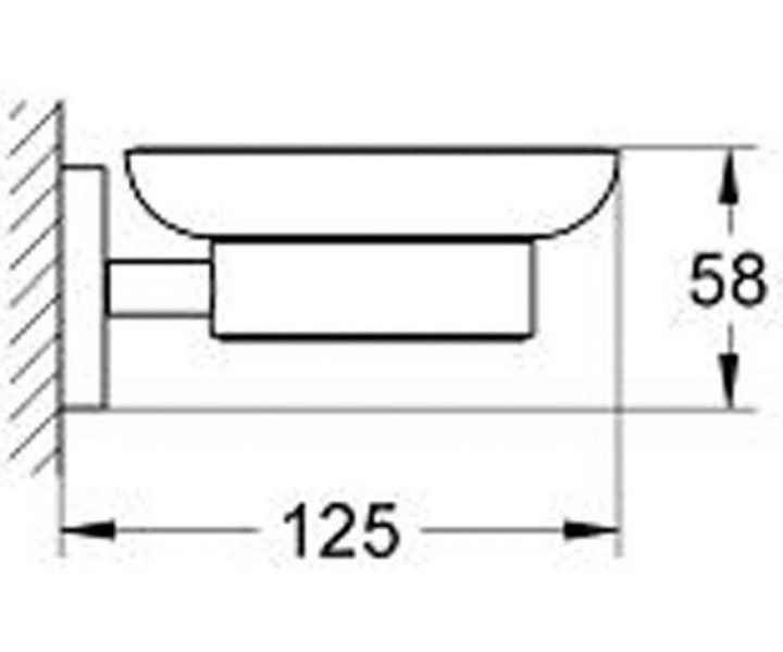 Grohe Essentials Мильниця з тримачем (40444001) 40444001 фото