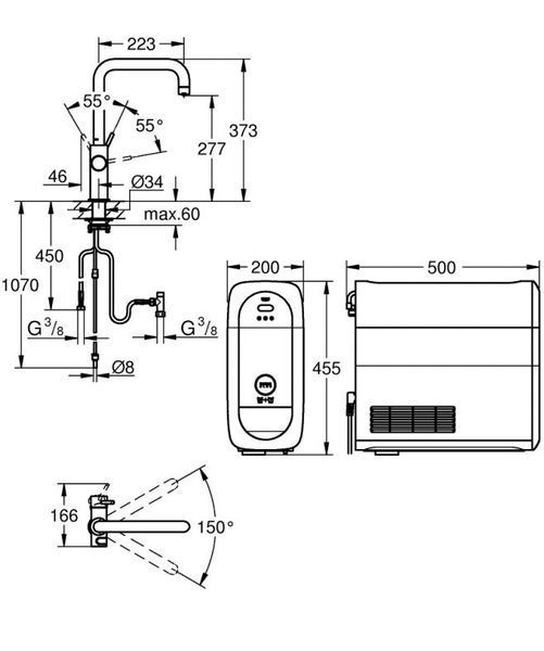 Grohe Blue Home Стартовий комплект, U-вилив (31456001) 31456001 фото