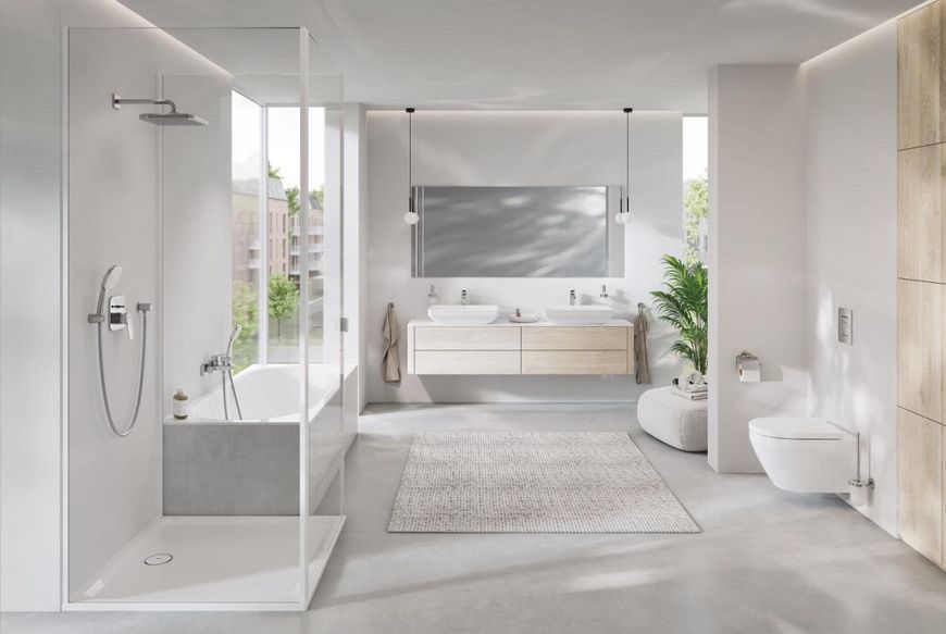 Grohe Cubeo Однорычажный смеситель для ванны (1018130000) 1018130000 фото
