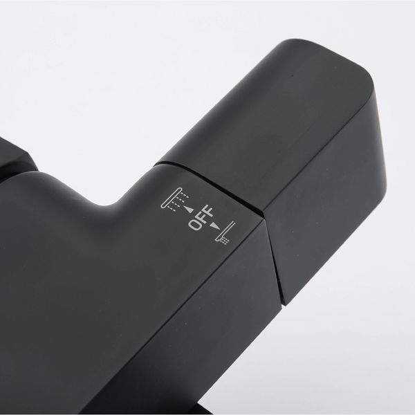 Душевая система с термостатом GAPPO G2407-60, 3-функции, черный 1044595 фото
