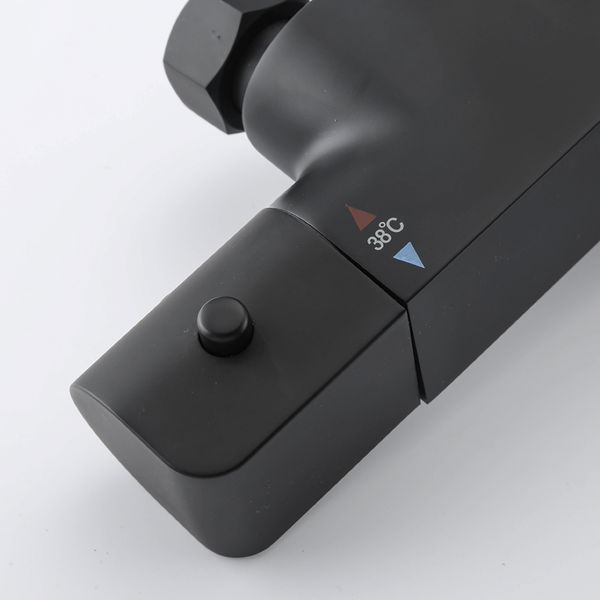Душевая система с термостатом GAPPO G2407-60, 3-функции, черный 1044595 фото