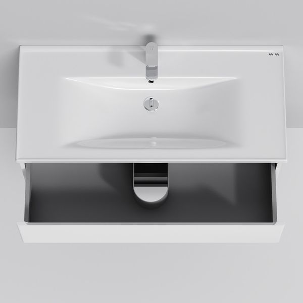 Тумба з раковиною, підвісна, 100 см, 2 ящика AM.PM M85-FHX1002-WC1002WG38 X-Joy M85-FHX1002-WC1002WG38 фото