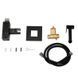 Встроенный гигиенический душ с термостатом GAPPO G7207-60 1042577 фото 4