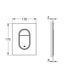 Grohe Панель смыва для скрытого бачка GROHE Arena Cosmopolitan S (37624000) 37624000 фото 3