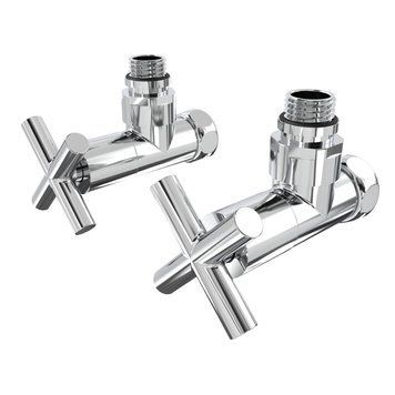 Кран Кутовий Laris 1/2" - 3/4" Еліт 2Шт. (Zz-4704) 71401042 фото