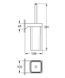 Grohe Selection Cube Tуалетный ёршик в комплекте (40857000) 40857000 фото 3