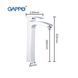 Змішувач для раковини високий GAPPO G1007-18 1033993 фото 6
