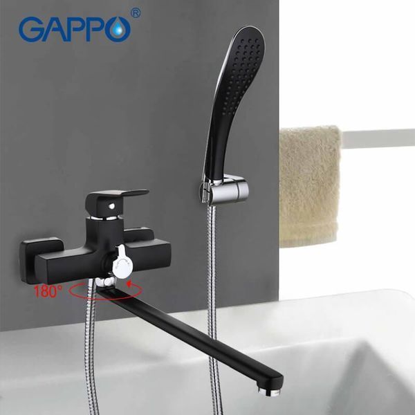 Змішувач для ванни GAPPO G2250, чорний 1033925 фото