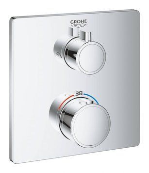 Grohe Grohtherm Термостат для душу з перемикачем на 2 положення верхній/ручний душ (24079000) 24079000 фото