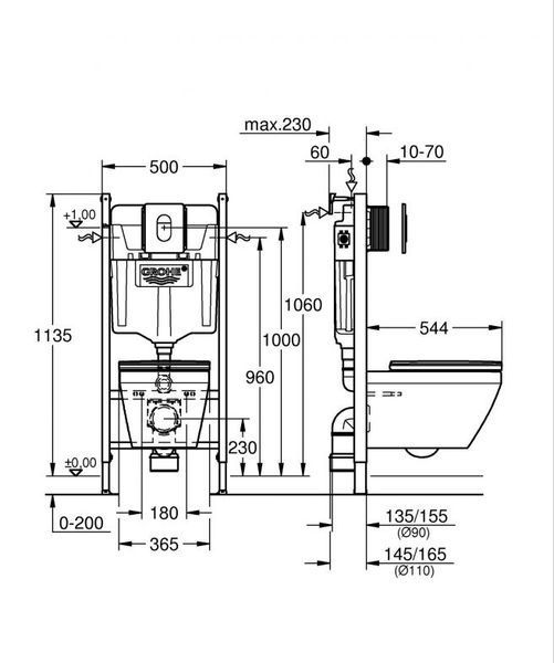 Grohe Solido Комплект 5-в-1 для унитаза. (102517SH00) 102517SH00 фото