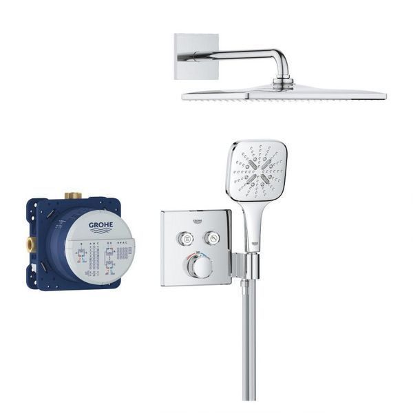 Grohe Grohtherm SmartControl Душевой комплект из Rainshower 310 Mono Cube (34865000) 34865000 фото