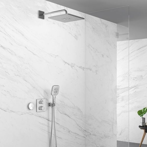 Grohe Grohtherm Термостат для душу з перемикачем на 2 положення верхній/ручний душ (24079000) 24079000 фото