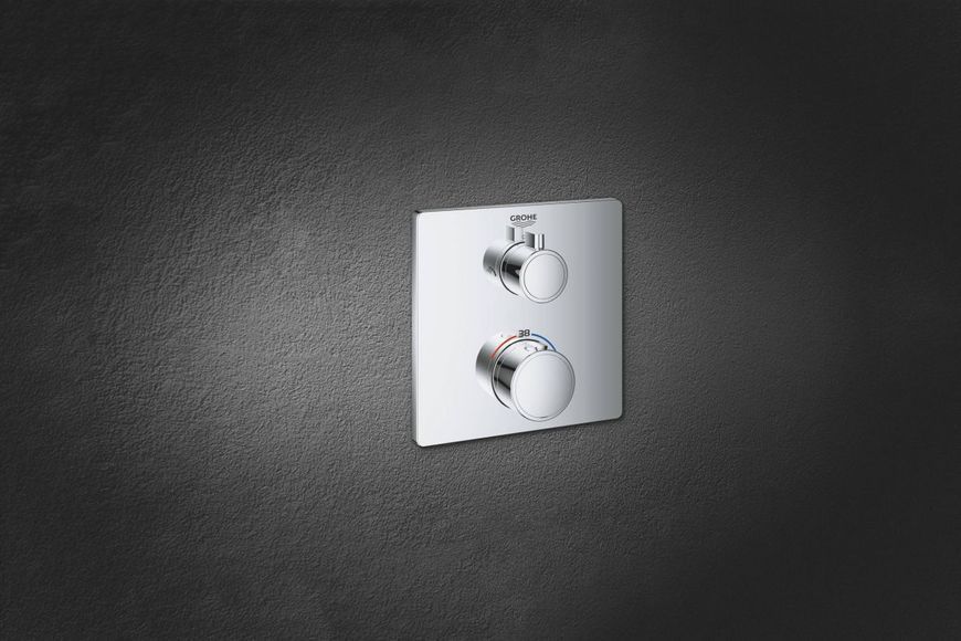 Grohe Grohtherm Термостат для душу з перемикачем на 2 положення верхній/ручний душ (24079000) 24079000 фото
