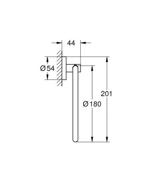 Grohe Essentials Кільце для рушника (40365DL1) 40365DL1 фото