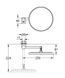 Grohe Selection Зеркало косметическое (41077GN0) 41077GN0 фото 3