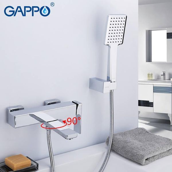Змішувач для ванни GAPPO G3218, хром 1034001 фото