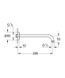 Grohe Rainshower Душовий кронштейн 286 мм (28576000) 28576000 фото 4