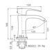 Смеситель для раковины GAPPO G1007-3 1045065 фото 4