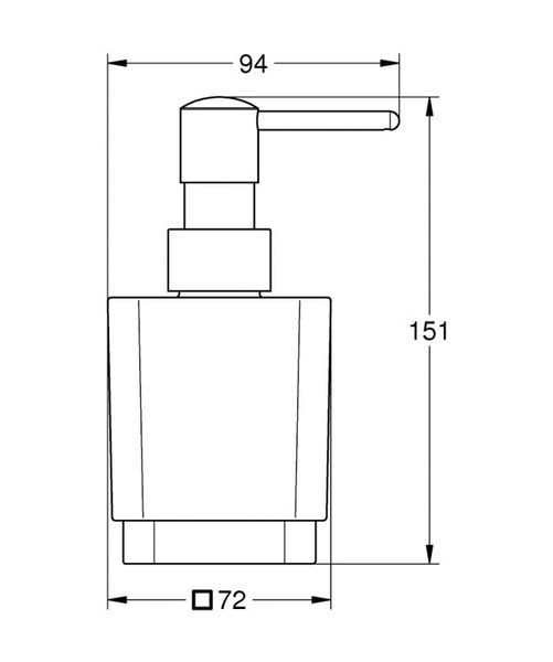 Grohe Selection Cube Дозатор жидкого мыла (40805000) 40805000 фото