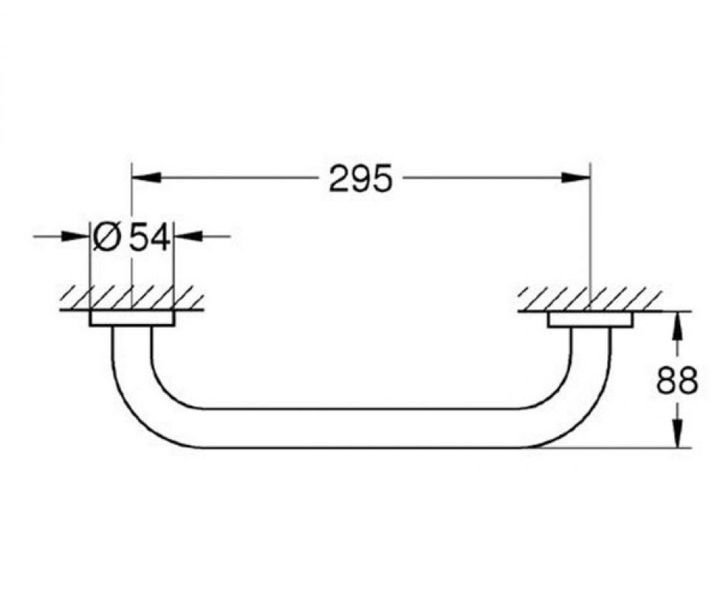 Grohe Essentials Поручень для ванны (40421001) 40421001 фото