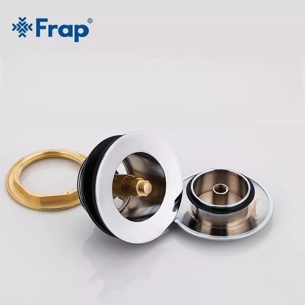 Випуск для ванни Frap F63, автомат, 1 1/2", хром 1033960 фото