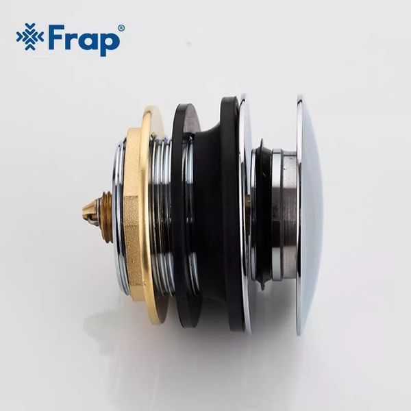 Випуск для ванни Frap F63, автомат, 1 1/2", хром 1033960 фото