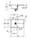Grohe Мийка для кухні 780 x 500 мм, Granite Black (31639AP0) 31639AP0 фото 2