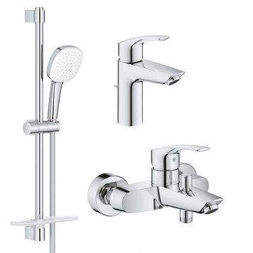 Grohe Набiр змiшувачiв Eurosmart 3 в 1 для ванни (UA123238S3) UA123238S3 фото