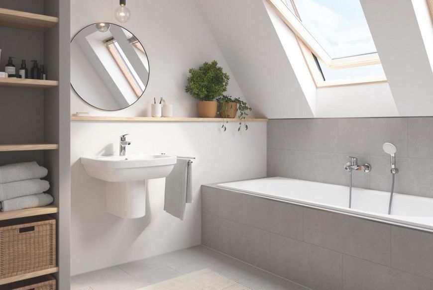 Grohe Набiр змiшувачiв Eurosmart 3 в 1 для ванни (UA123238S3) UA123238S3 фото