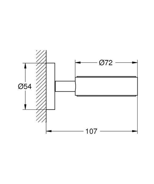 Grohe Essentials Держатель для стакана или мыльницы (40369DC1) 40369DC1 фото