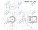 Насос циркуляційний SHIMGE XPS50-16F-280 380В мок. ротор 1,3 кВт Hmax 17м Qmax 330л/хв DN50 280мм+фл. 1048173 фото 3