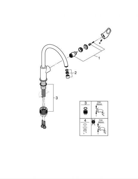 Grohe Start Flow Одноважільний змішувач для мийки (31555001) 31555001 фото