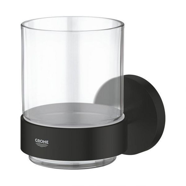 Grohe Essentials Стакан стеклянный с держателем (1022562430) 1022562430 фото