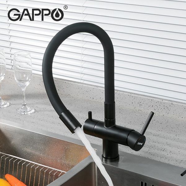 Смеситель для кухни на две воды GAPPO G4398-36 1042421 фото