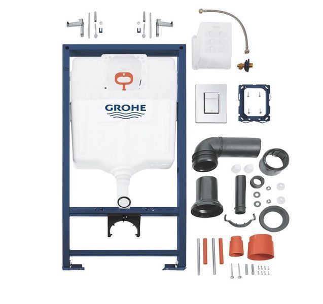 Grohe Rapid SL комплект 3-в-1 для унітазу (кнопка Skate Cosmopolitan) (38772001) 38772001 фото