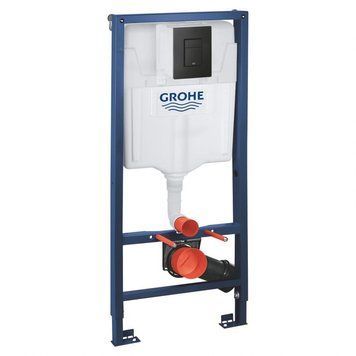 Grohe Solido 3-в-1 комплект для унітазу, 1.13 м висота інсталяції (кнопка Even Black) (38811KF0) 38811KF0 фото