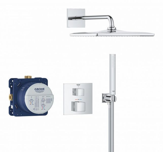Grohe Grohtherm Cube Душевая система скрытого монтажа из Rainshower Mono 310 Cube (34868000) 34868000 фото