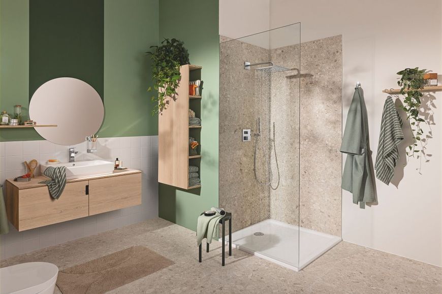 Grohe Grohtherm Cube Душевая система скрытого монтажа из Rainshower Mono 310 Cube (34868000) 34868000 фото