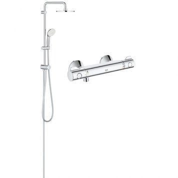 Grohe Tempesta System 200 Душова система Flex 27389002 з термостатом для душу Grohtherm 800 34558000 34558000 фото