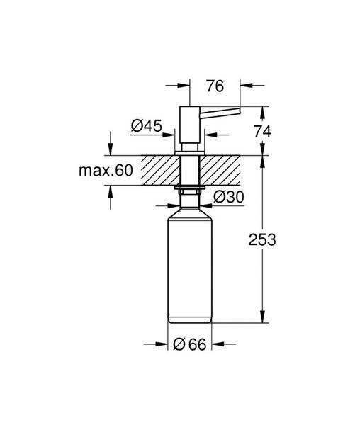 Grohe Cosmopolitan Дозатор рідкого мила (40535000) 40535000 фото