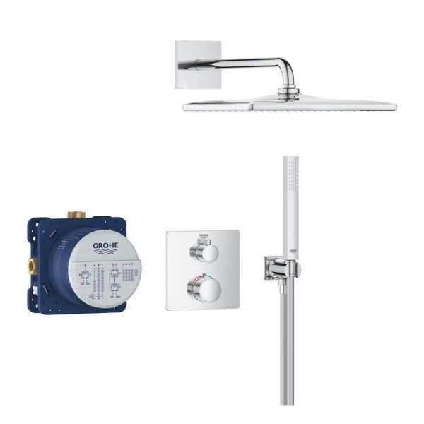 Grohe Grohtherm Душевая система скрытого монтажа с Rainshower Mono 310 Cube (34870000) 34870000 фото