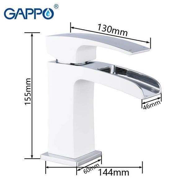 Смеситель для раковины GAPPO G1007-30 1033996 фото